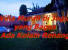 12 Villa Murah di Jogja Untuk Rombongan Keluarga, ada Kolam Renang Harga mulai Rp.338.009 Per Malam